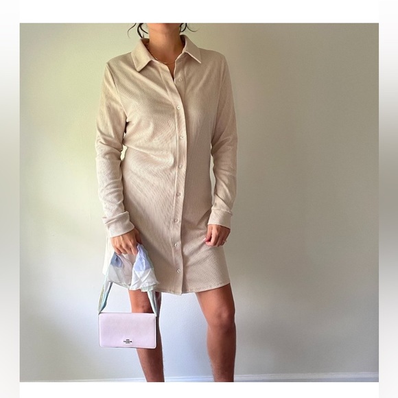 WAYF RIB KNIT DRESS - Picture 2 of 2